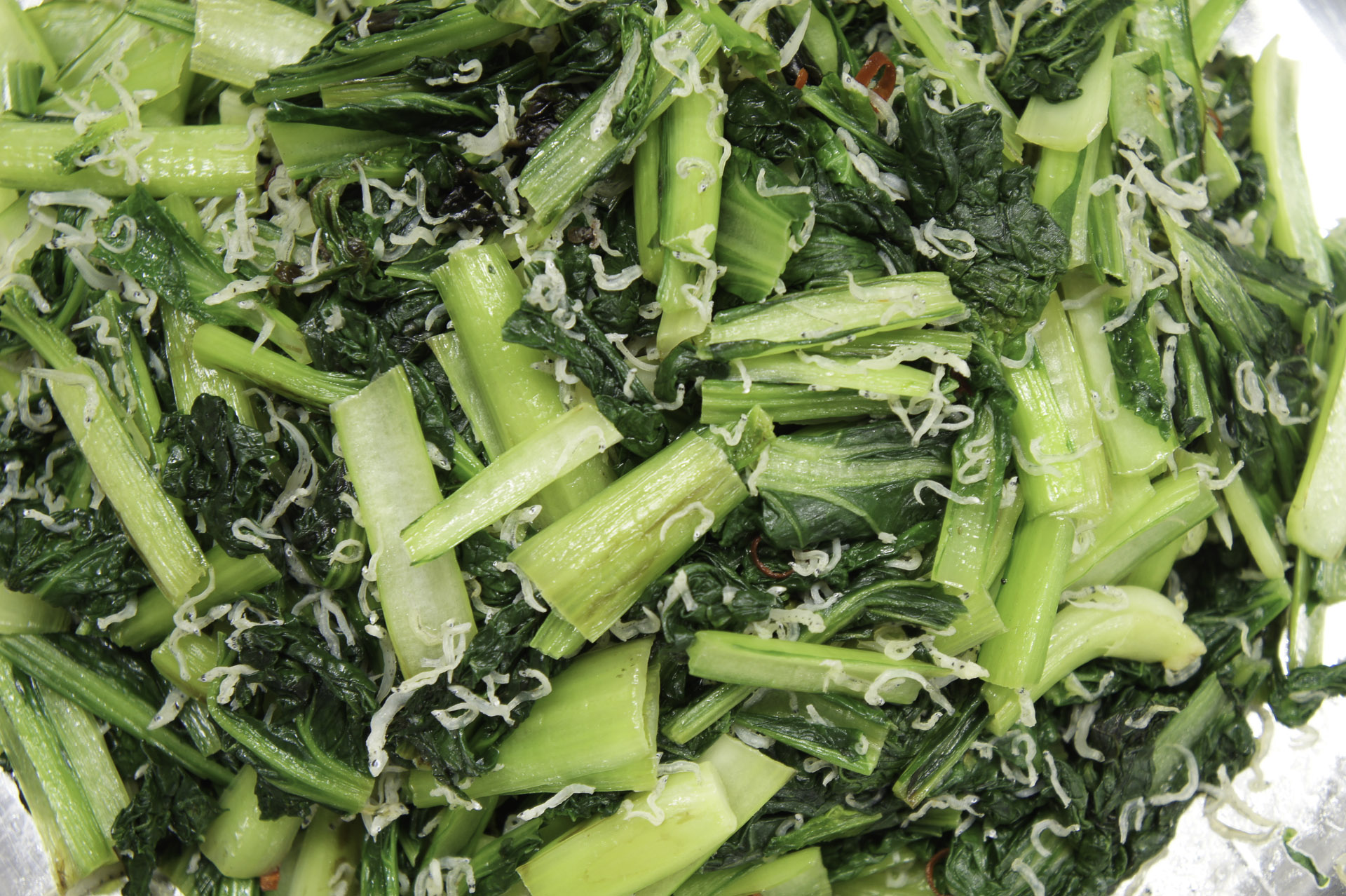 ちぢみ菜じゃこ炒め