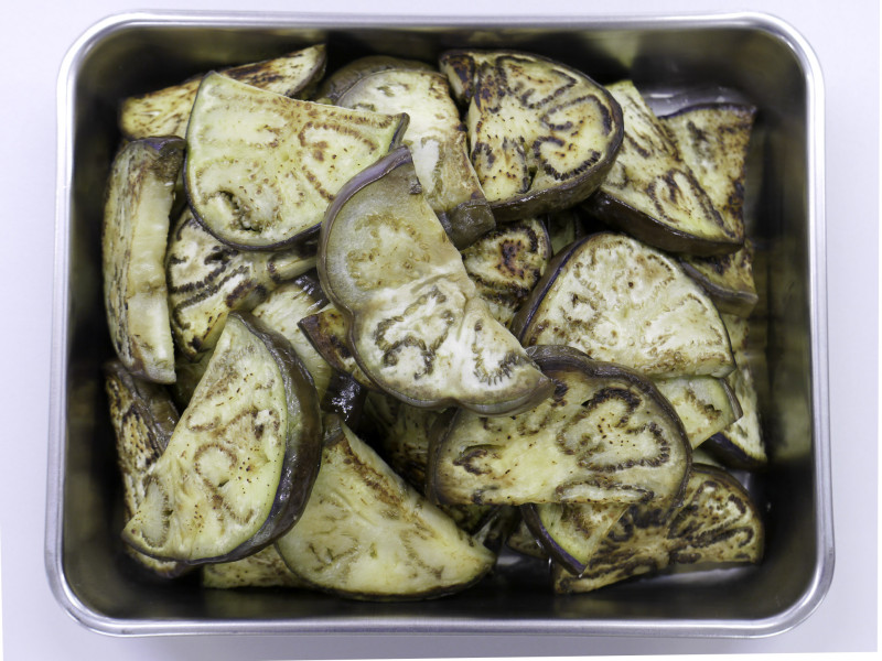 巾着なすのソテー